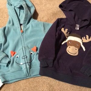 Bundle of Toddler hoodies